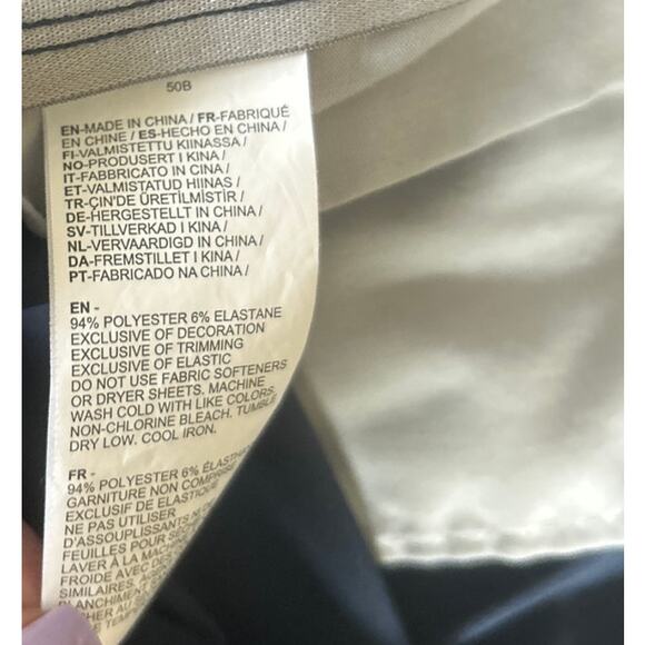 Callaway Mens Golf Chino Shorts 2X Navy Pockets Stretch Comfort Performance - Picture 8 of 10